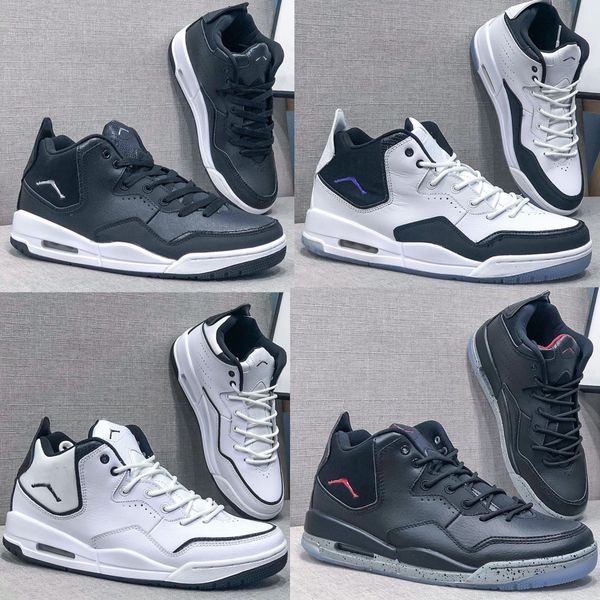

36-46 highest quality jumpman courtside 23 leather designer sneakers men women chaussures sports running basketball shoes platform outdoor, Black