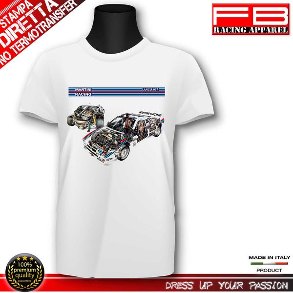 

2019 мода горячих продаж t-shirt итальянского автомобиль delta 037 s4 гонок ралли автомобилей раздел старого tee рубашка