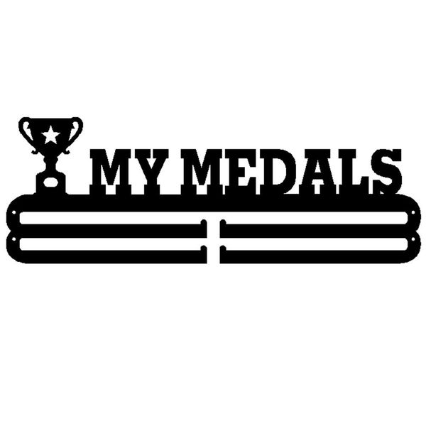 

черный medal стеллаж из нержавеющей стали главной wall mount holder награды триатлону