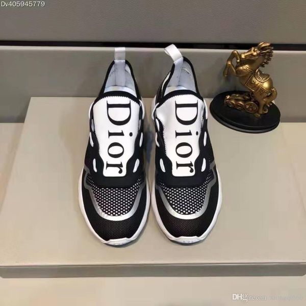 

2020 fashion men's luxury designer casual sneakers comfortable wild men's shoes, Red;white