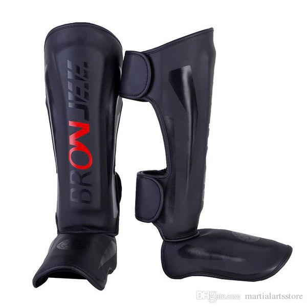 

xs s m l xl mma boxing shin guards kickboxing ankle support equipment karate protectors sanda muay thai leggings deo, Blue;black