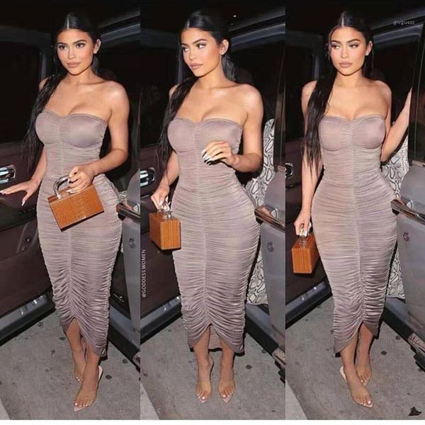 

ladies club dresses fashion strapless womens apparel kim kardashian bodycon dresses pleated peplum, White;black
