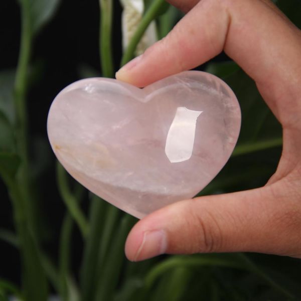 

quartz carving stone chakra heart hjt stones rose healing craft gife lover crystal reiki powerstore2012 pdlco