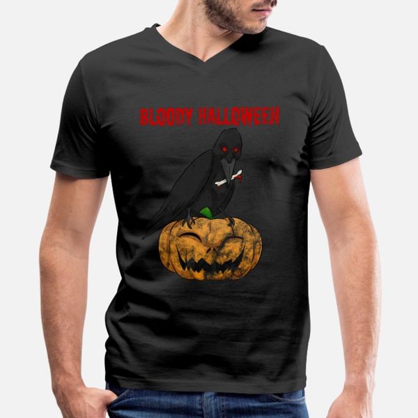 

жуткий хэллоуин костюм тенниска мужчины проектирование с коротким рукавом круглый шеи костюм сумасшедший новый стиль весна обычная рубашка