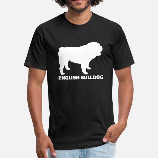 

english bulldog t shirt men custom 100% cotton o neck leisure crazy new style summer style normal shirt