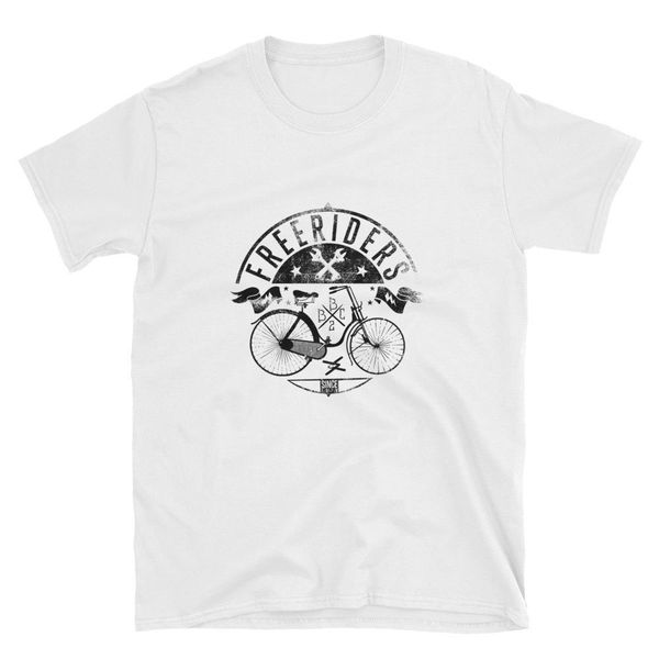 

2019 новые мужские футболки фрирайдеров bicycle art райдера мужские футболки 100% хлопок brand new футболки