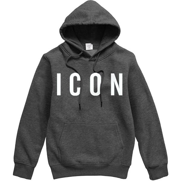 

great offer 2019, icon fashion brand hoodie, funny casual sweatshirts, men's hip hop hoodies, printed sports sweatshirt, Black
