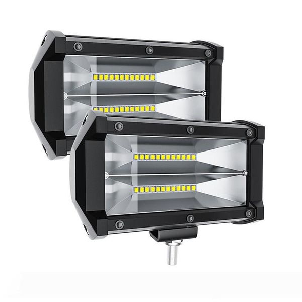 

car led driving work lights led bar 72w 6000k flood spot combo lights off road lamp car suv truck lighting automobiles