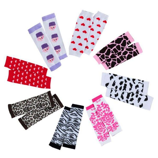 Infant Girls Dots Scaldamuscoli Primavera Autunno 2020 Nuovi calzini per bambini in cotone di alta qualità Bambini Modello animale Zebra Calzini cuore Legging S487