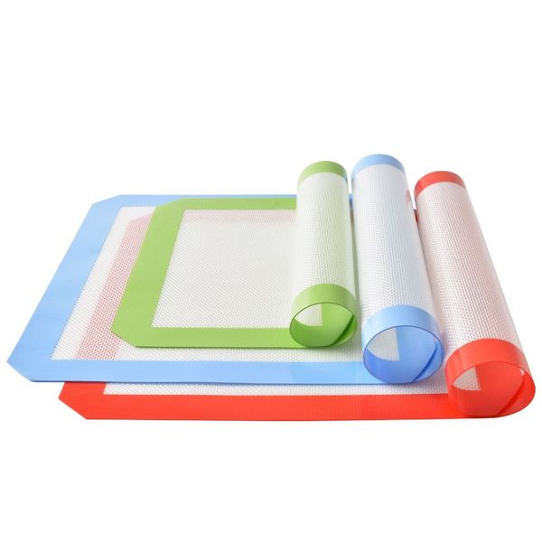 

non stick pastry baking mat tray liners silicone roll fondant heat resistant