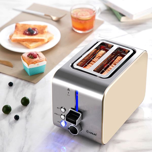 

bread makers 220v toaster electric cooker breakfast machine toasters oven baking 7 gear stainless steel maker 750w