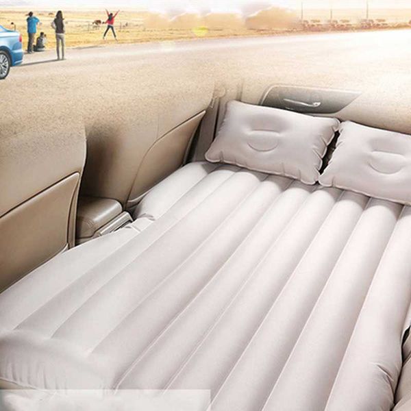 

car air inflatable travel mattress split bed for back seat rest mattress pillow outdoor camping mat cushion sofa without air pum