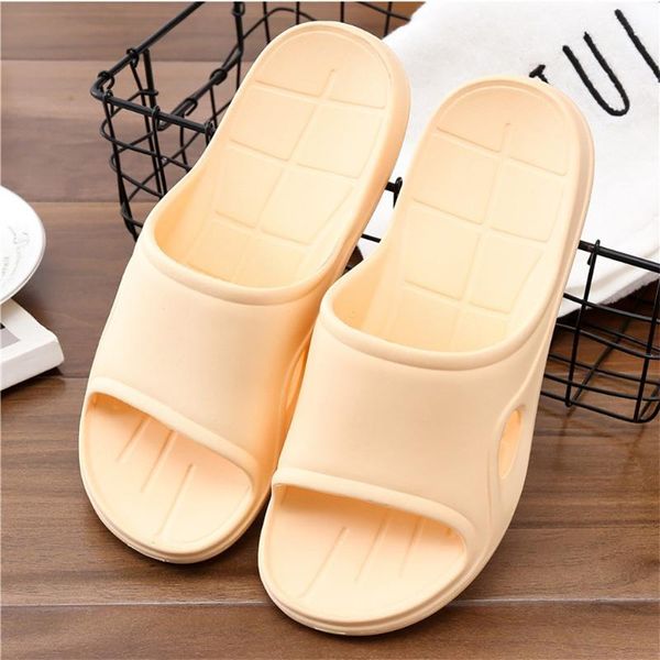 

summer home floor slippers women slippers ladies indoor non-slip bathroom bath sandal slipper women's beach shoes, Black