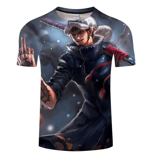 

hipster anime one piece monkey d luffy print men summer asian 3d print shirts hentai graphic humor men clothing