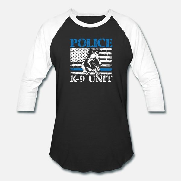 

police k 9 unit t shirt men knitted 100% cotton o-neck basic solid fit new fashion summer kawaii shirt