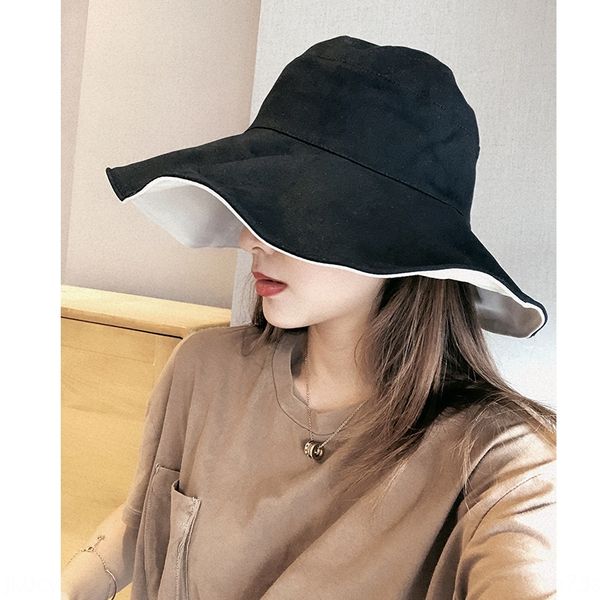 

двусторонний зонт дети летом корейской модного экран солнце шляпы ведро шапочки широких полей лица, охватывающая анти уф вс шляпу nvnkp, Blue;gray