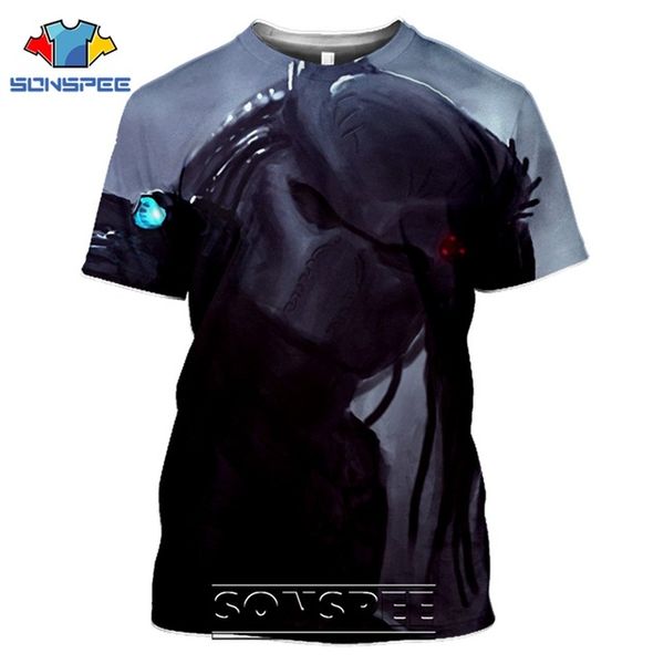 

predator aliens movie 3d print shirts comics hentai kawaii men clothing