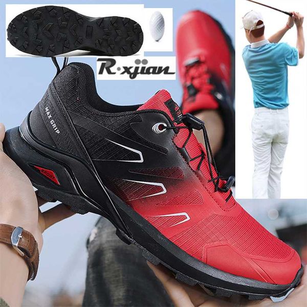 

waterproof golf shoes mens outdoor sport walking shoes sneakers professional golf boot leather big size 40-50 for man