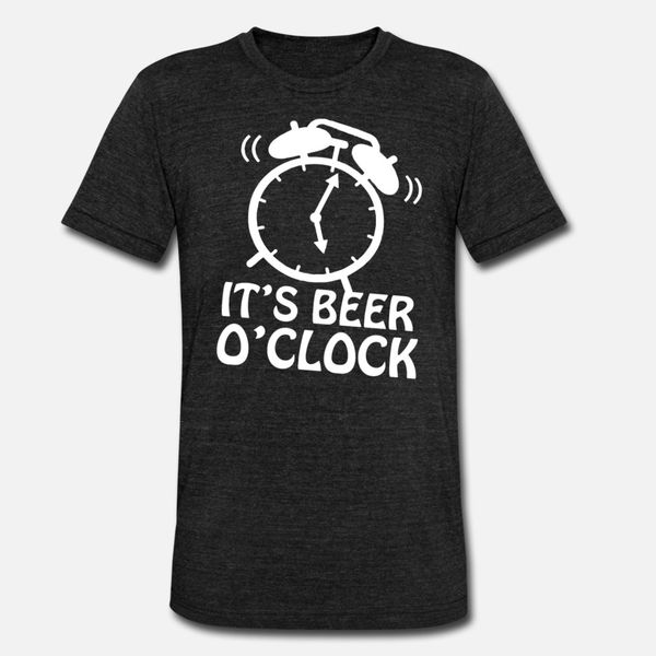 

its beer oclock t shirt men graphic tee shirt size s-3xl clothing graphic authentic summer pictures shirt