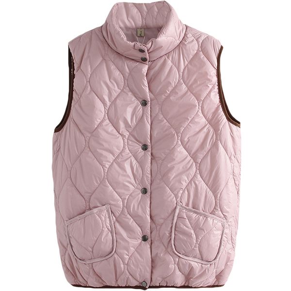 

plus size casual vests 2020 autumn winter women clothing fashion loose thick warm padded coats s52-8109, Black;white
