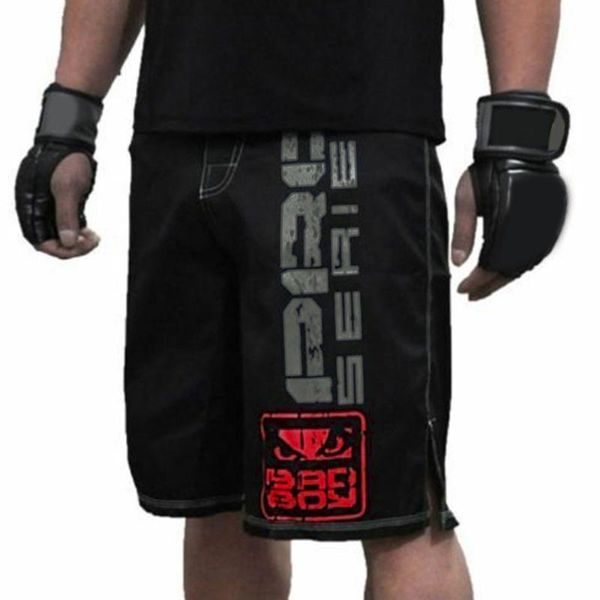 

муай тай шорты кикбоксинг обучение льняной полиэстер sports 1pc m-3xl, Black;blue