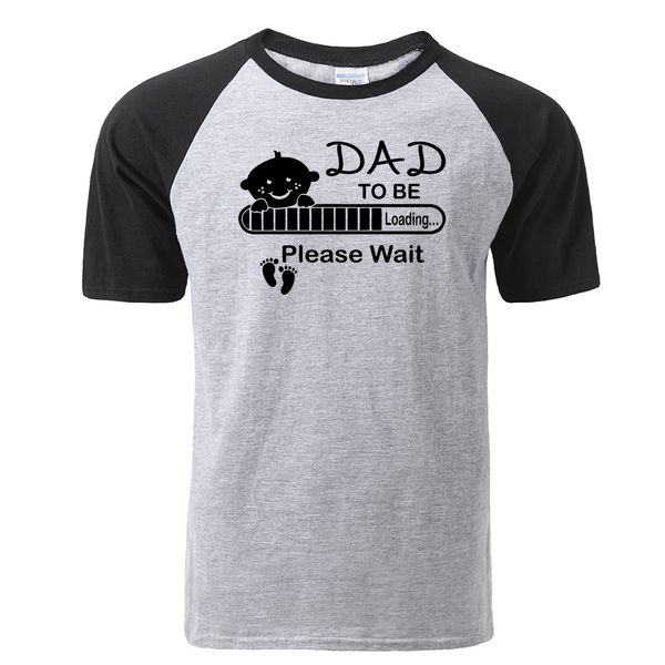 

funny new dad to be funny expecting baby loading raglan t shirts men summer casual short sleeve t-shirts hip hop streetwear