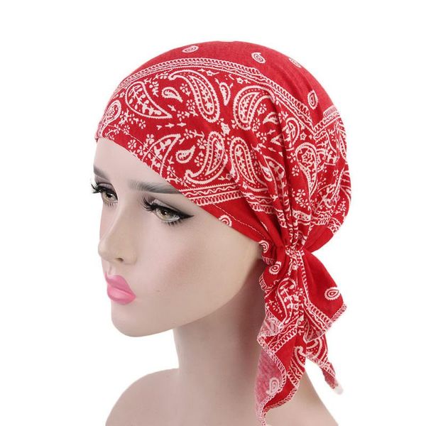 Cappelli a tesa larga Sciarpe per le signore Sciarpe musulmane Sciarpa casual Donna Estate Acrilico Ruffle Chemio Cappello Beanie Turbante Head Wrap Cap285T