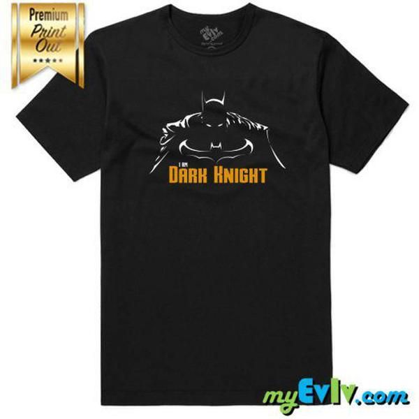 

2020 i Am Dark Knight T-shirt Men High Quality Tops Breathanle Casual Men Tees