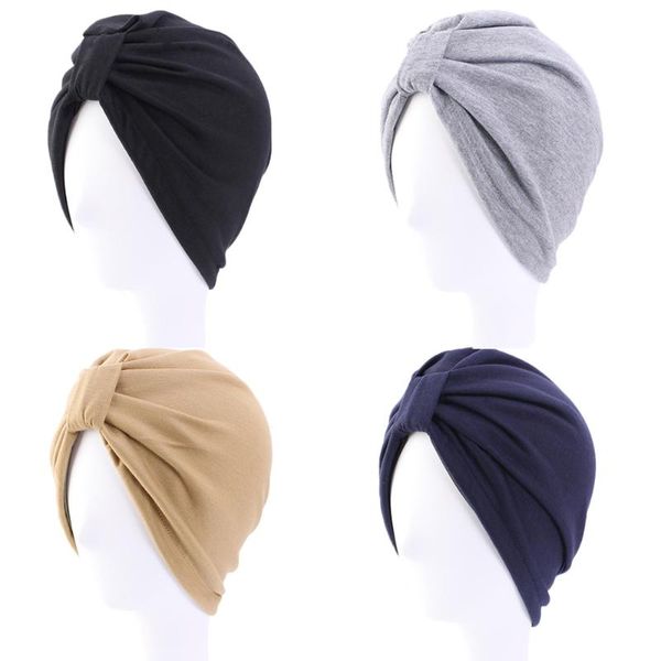 

muslim women pleated turban headwear cap summer autumn headwear casual streetwear female arab islamic hats chemo bonnet, Blue;gray