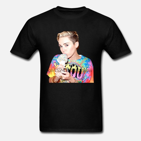 

fashion men hip hop t shirt graphic letter 3d pattern tie dye man 100% cotton miley cyrus t shirt