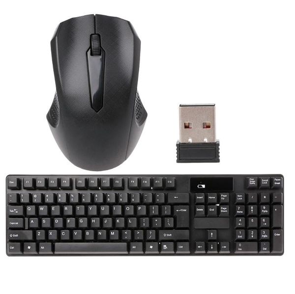 

cgjxs2 .4ghz wireless keyboard optical mouse combo kit for lapdeskcomputer t190624