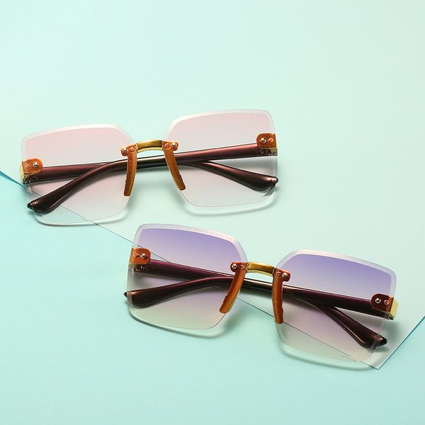 

2020 retro square sunglasses kids women fashion new trends uv400, White;black