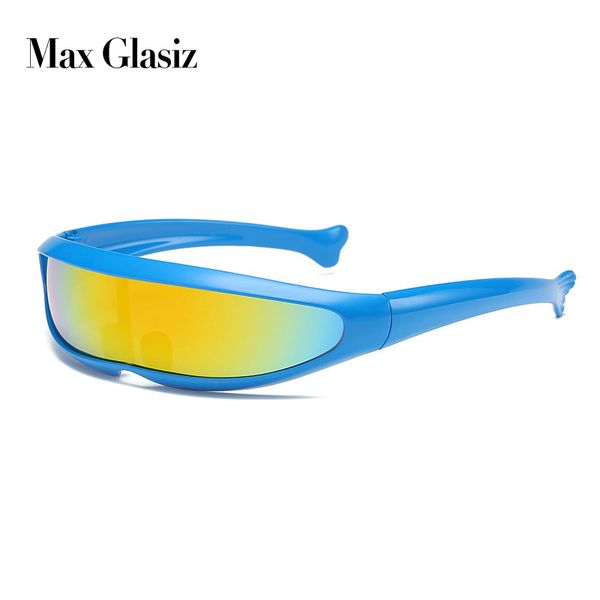 

max glasiz selling x men sunglasses siamese lens fishtail arms sun glasses women 28 colors available cool sunglass uv400, White;black