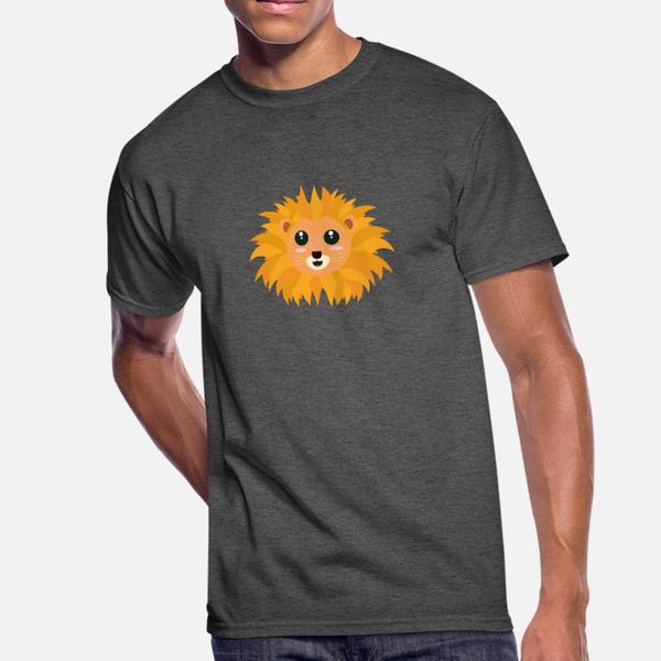 

kawaii голова льва s9dq4 t shirt мужчины создание хлопок плюс размер 3xl смешные письмо сыпучие spring trend shirt
