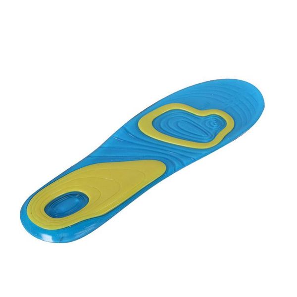 

new ortc arch support massaging shoe pads silicone anti-slip gel soft sport flat foot insole pad shoe inserts for men and women, Silver