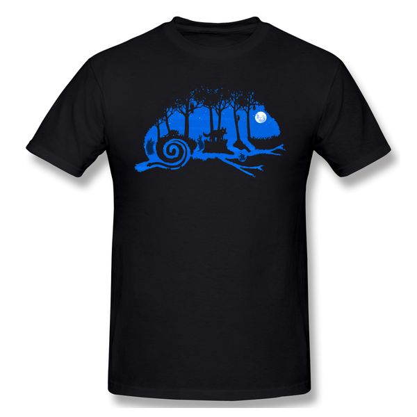 

the midnight forest t-shirt men letter print basic tee shirt funny design short sleeve streetwear print homme top