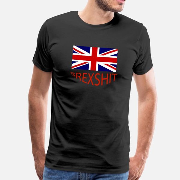 

brexshit union jack brexit uk eu t shirt men print 100% cotton euro size s-3xl cool fitness basic spring family shirt