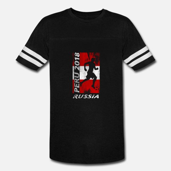 

peru 2018 soccer world cup in russia t shirt men customize tee shirt o neck slim interesting new fashion spring autumn vintage shirt