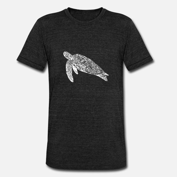 

elegant turtle t shirt men printed cotton round collar basic solid famous breathable summer style outfit shirt