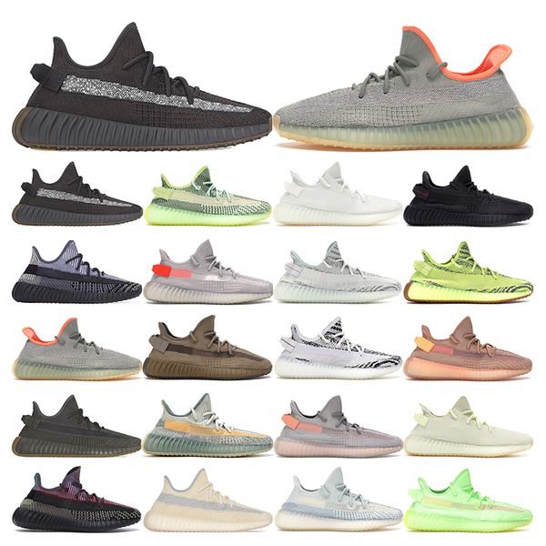 

2020 new kanye mens sneakers running shoes oreo tail light earth desert sage cinder zyon yecheil yeezreel womens sports outdoor fashion