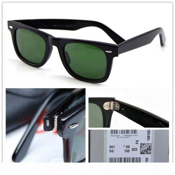 

plank sun glasses tortoise frame green lens metal hinge sunglasses mens womens sunglasses new sun glasses glass lens box, White;black