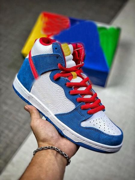 

dunks high trainers shoes women mensb doraemon sneakers skate big kid boys running shoe white sb sports vulcanized, White;red