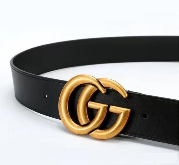 

P12584Luxury high-quality designer belt fashion men and women gold buckle black belt. 2.0,3.0,3.4,3.8 cm wide. 90-125 cm long.