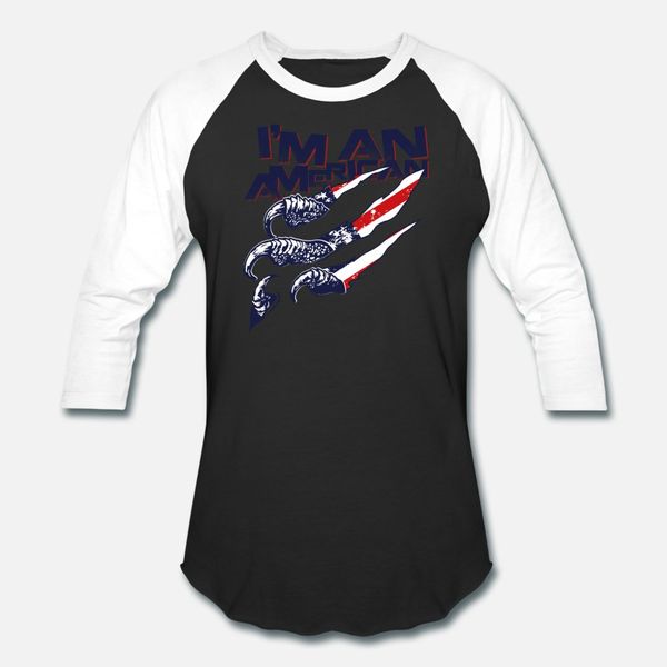 

claws flag america inscription street style t shirt men customize cotton round collar gents cute humor spring trend shirt