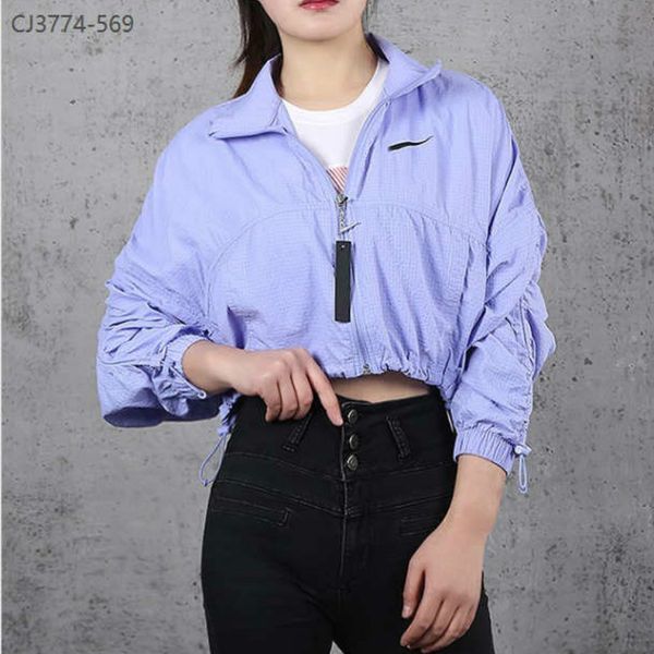 

2020 new arrival womens jacket with zipper fashion autumn windbreak jackets purple colors women casual sports jacket wholesale for unisex, Black;brown