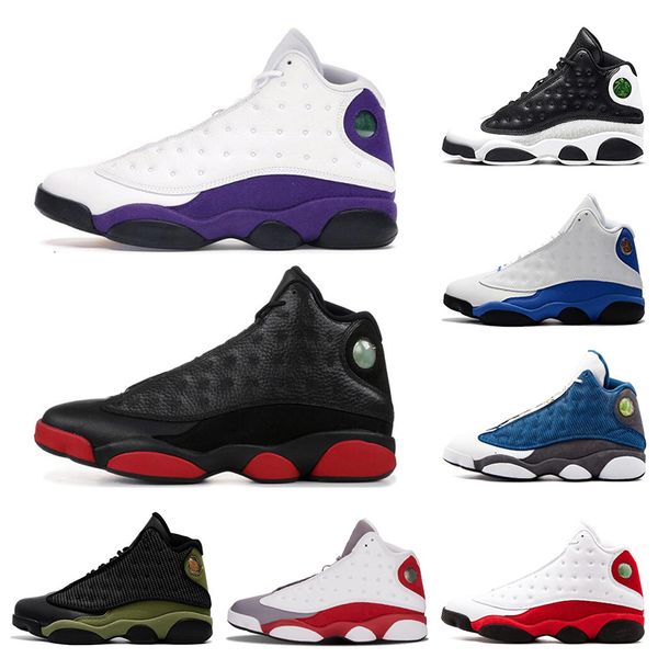 

court purple 13 13s men basketball shoes he got game black cat melo class of 2003 dirty bred sports nakeskin jordan retros shoe