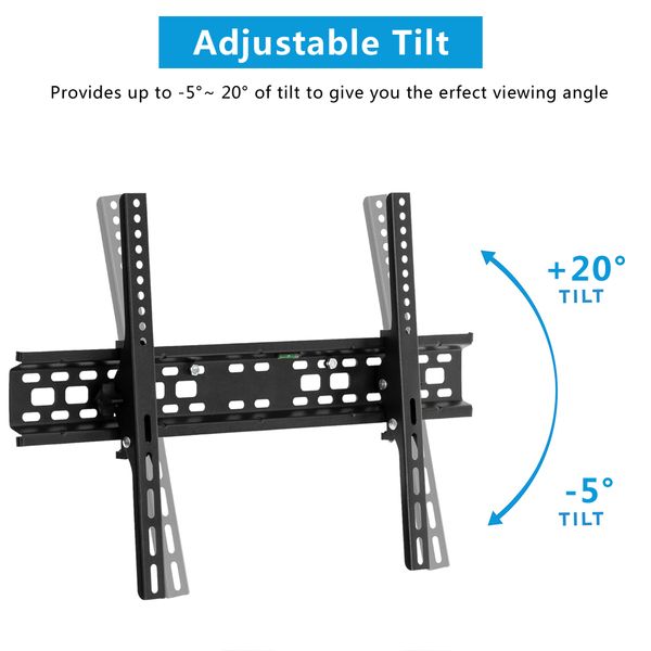 

inch tv 32-70 stand with 50kg load-bearing angle and adjustable living room wall-mounted tv stand save space