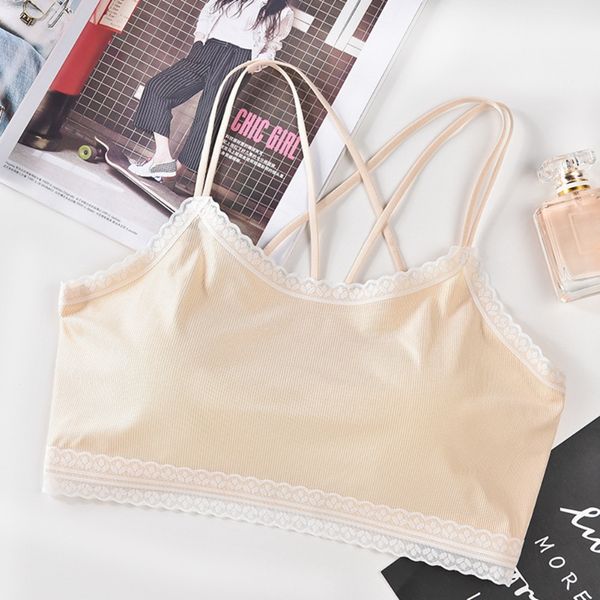 

women tank camisole lace tube seamless beauty back wrapped chest, Black;white