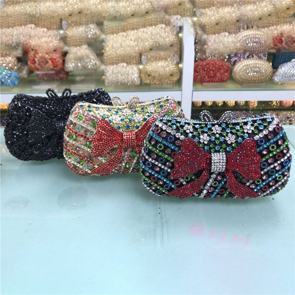 

новый женский вечер partys diamonds luxury сцепления платья венчания алмазные цепи плеча сумки женские партии малый кошелек