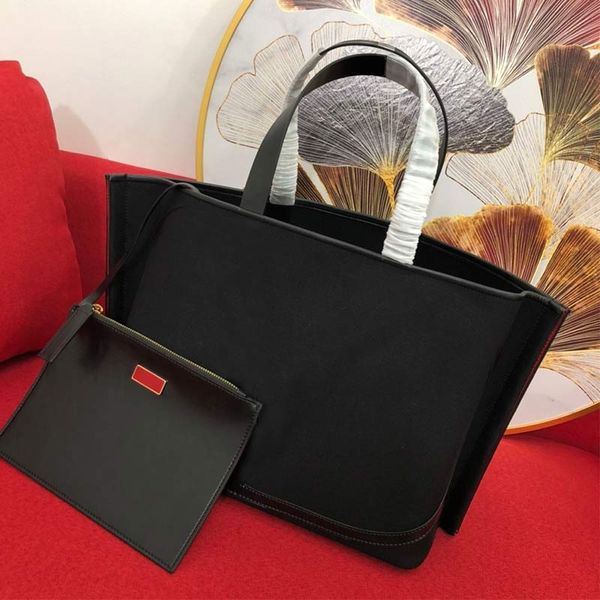 

tote bags clutch open large package duffle bag canvas capacity fashion bag women handbag latter color patchwork composite large ewiha, Red;black